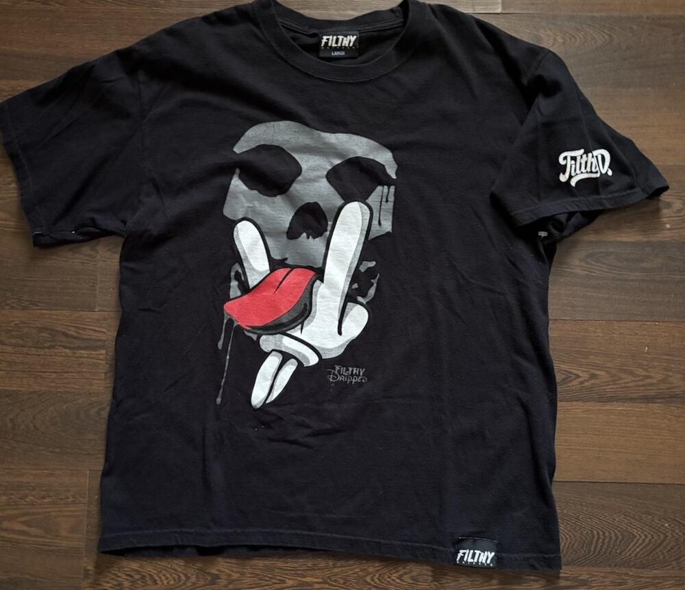 Rare Find Filthy Dripped Jessie Pinkman Gag Essential T-Shirt Black Sz Large